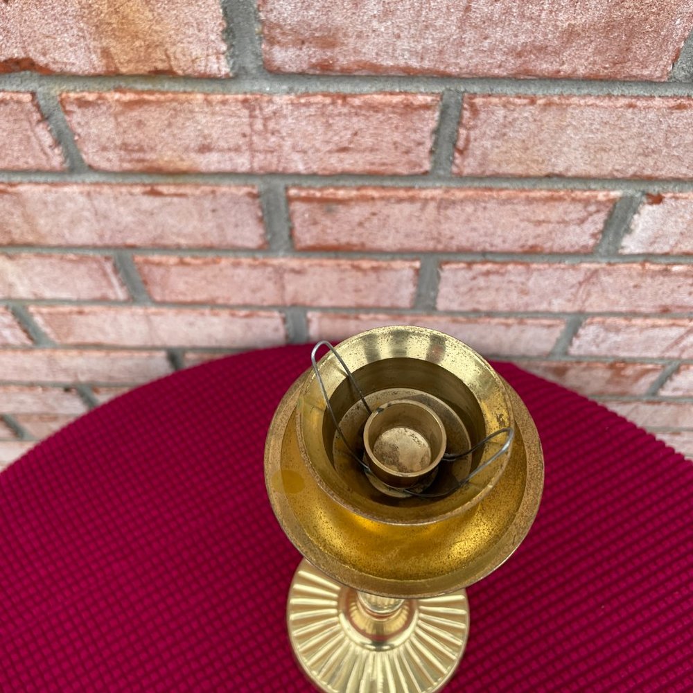 Vintage Brass Candleholder - Picture 6 of 6